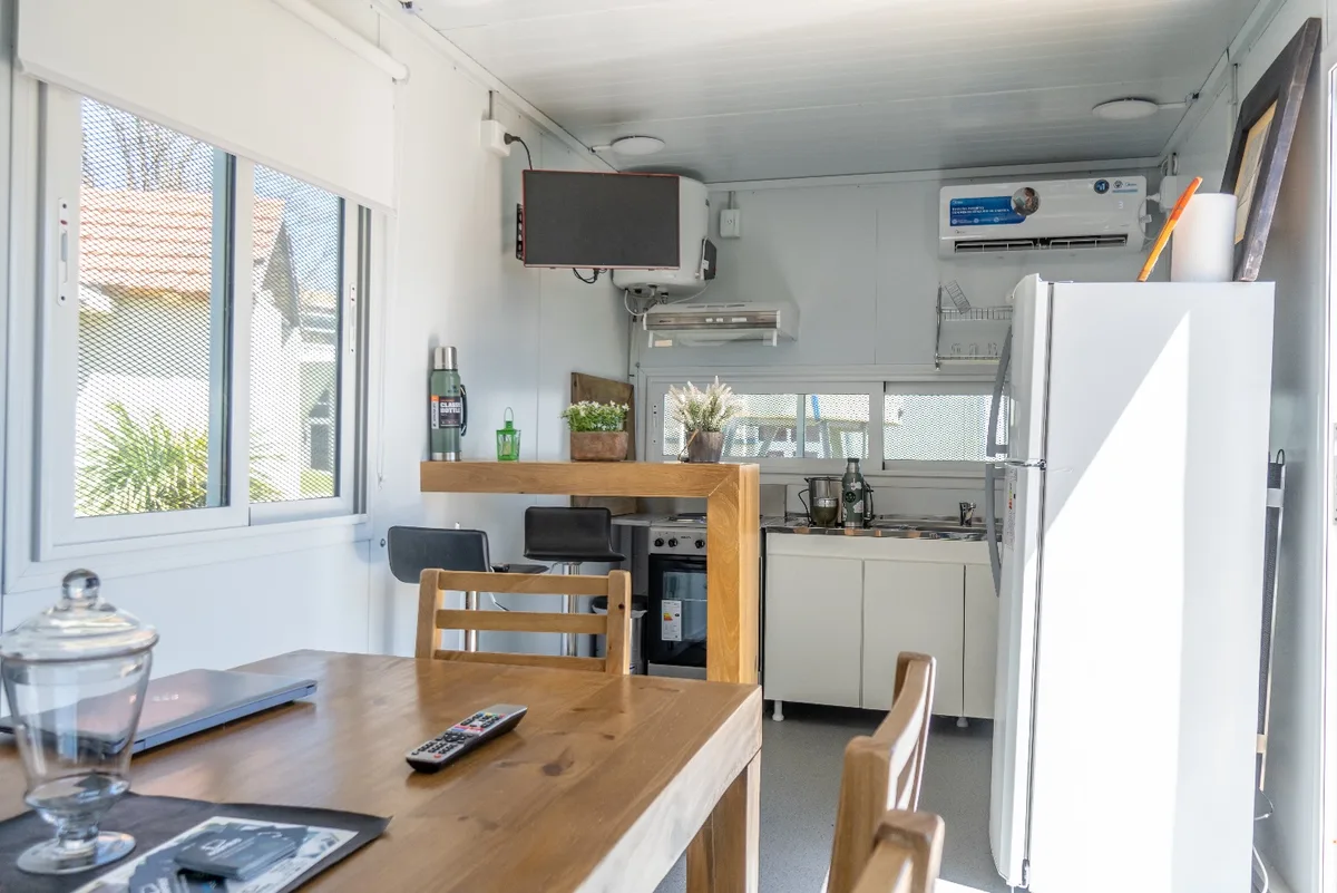 Cocina de módulo habitacional